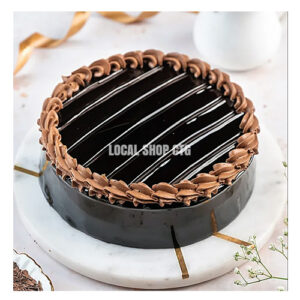 Homemade Birthday Party Cake Chocolate Flavoured - হোমমেড বার্থডে পার্টি কেক চকলেট ফ্লেভার্ড