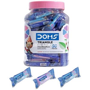 DOMS Dust Free Triangle Eraser - ডোমস ডাস্ট-ফ্রি সুগন্ধিযুক্ত ট্রায়াঙ্গেল রাবার
