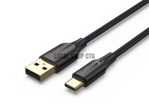 Vention USB 2.0 A to Type-C 3A ক্যাবল - এলইডি সহ