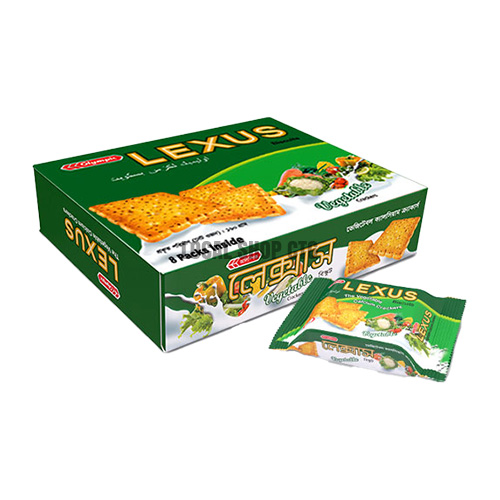 Lexus Vegetable Biscuit crispy salty vegetable flavor crackers pack Bangladesh