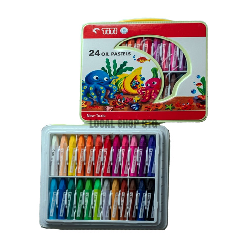 Titi Oil Pastel 24 color set vibrant coloring pastel Bangladesh