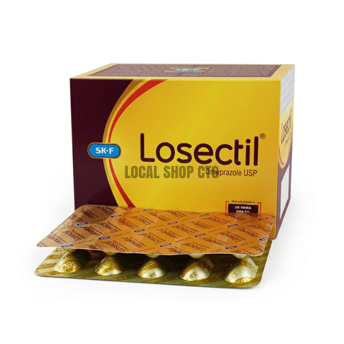 Losectil 20 Omeprazole gastric acid reducer capsule Bangladesh